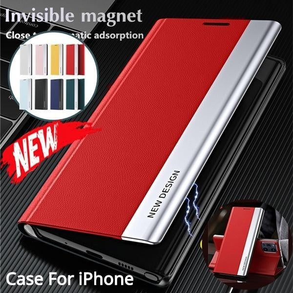 Présentoir latéral étui en cuir pour iPhone 14 PRO 14 PRO MAX 14 Plus étui portefeuille tendance avec porte-cartes en TPU souple adapté pour iPhone 1