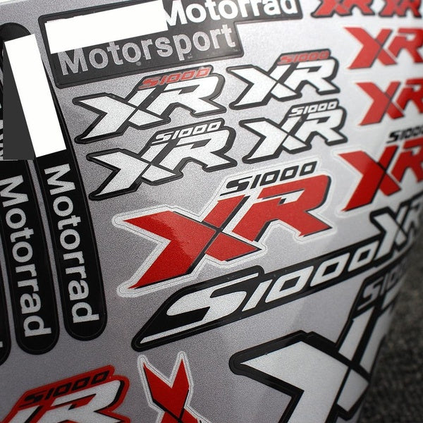 Motorcycle Reflective Stickers Body Helmet Fuel Tank Waterproof Logo Decal for BMW S1000XR