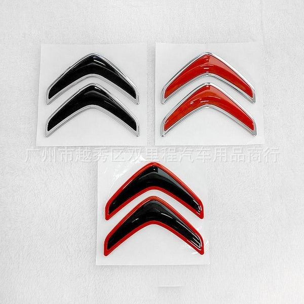 ABS Plastic Citroen Emblem Sticker Rear Tailgate Trunk Logo Letter Badge Decal For Citroen C3 C4 DS4 C5 C5X C-Quatre Accessories