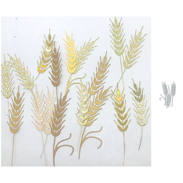 Wheat Ears Metal Cutting Dies Stencils Die Cut for DIY Scrapbooking Album Paper Card Decorative Crafts