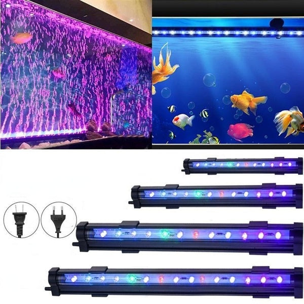 15-25.5-35.5-45.5Cm Étanche Lampe LED Aquarium Fish Tank Lumière Submersible Lumière
