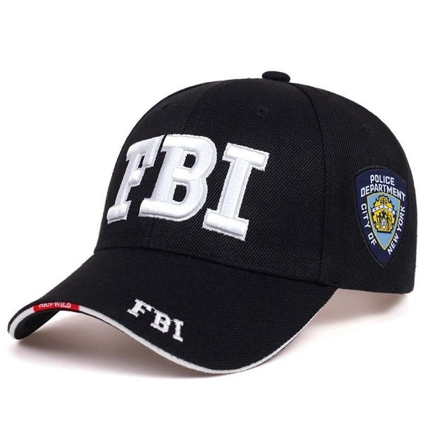 Soyez élégant et montrez votre soutien avec cette casquette de baseball FBI pour homme