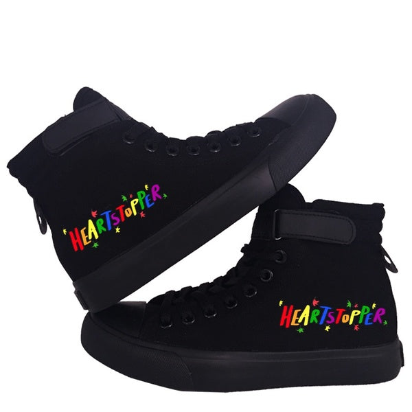 Heartstopper Nick Shoes Baskets Lgbt Bottes montantes
