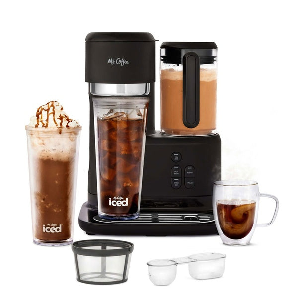 Single-Serve Iced and Hot Coffee Maker and Blender w-2 Tumblers (Open Box)