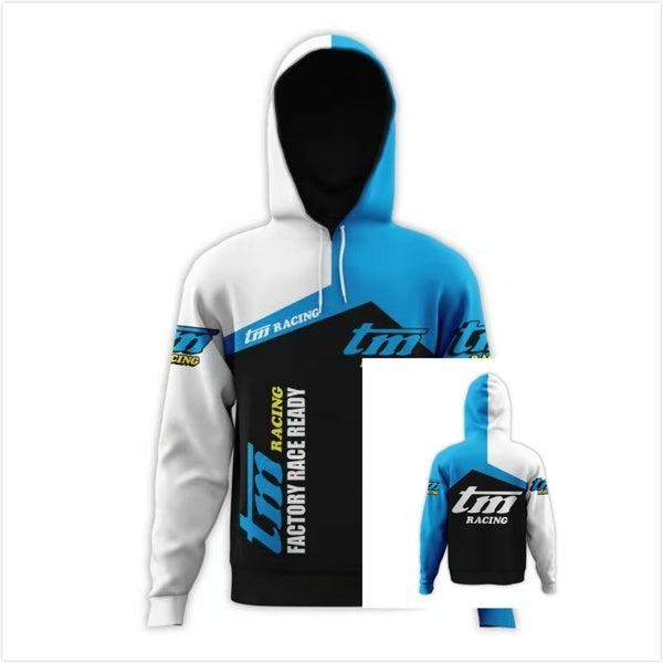 2021 New TM Racing Logo Sweatshirt 3D Digital Printing Hoodie Men's Women's Fashion Trend Pullover High Quality Harajuku Jacket