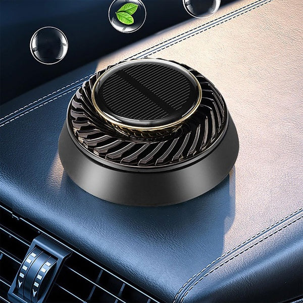 UFO Solar Powered Car Air Freshener and Supports DIY Perfumes
