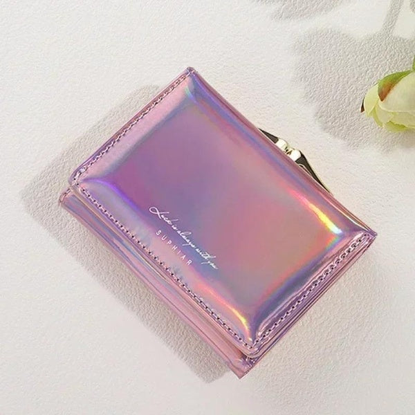 Nouveaux portefeuilles pour femmes, porte-monnaie en cuir artificiel, porte-monnaie court à loquet pour femmes, petit sac d'argent, porte-monnaie, po