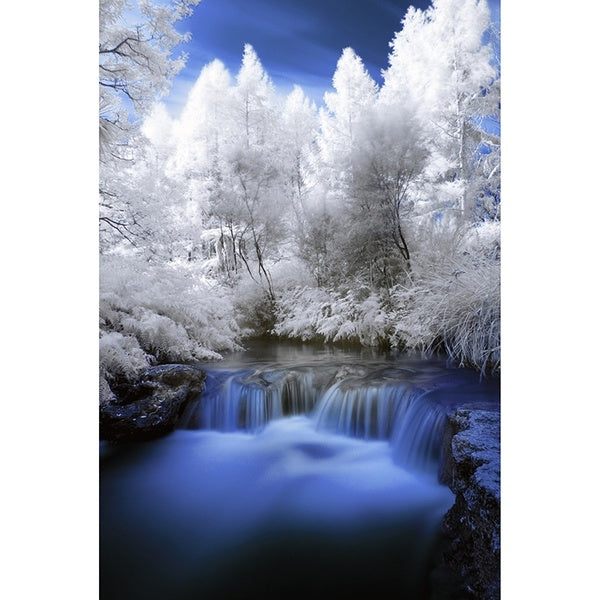 DIY 5D Diamond Painting Snow Cedar by Number Kits Painting Cross Stitch Full Drill Crystal Rhinestone Embroidery Pictures Arts Craft for Home Wall De