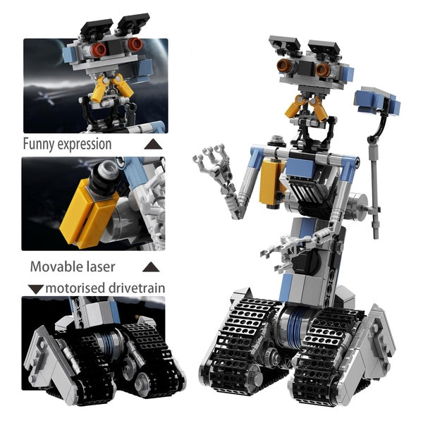 NEW Movi Military Astros-Robot Building Blocks Set For Shorted-Circuits Mecha Bricks Toys For Children Birthday Gifts