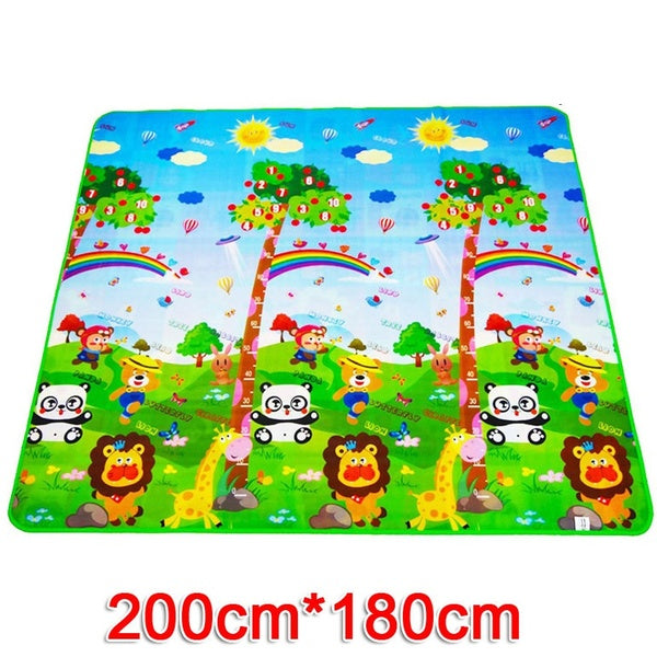 200cm*180cm Playmat Baby Play Mat Toys For Children's Mat Rug Kids Developing Mat Rubber Eva Foam Play 4 Puzzles Foam Carpets Mats