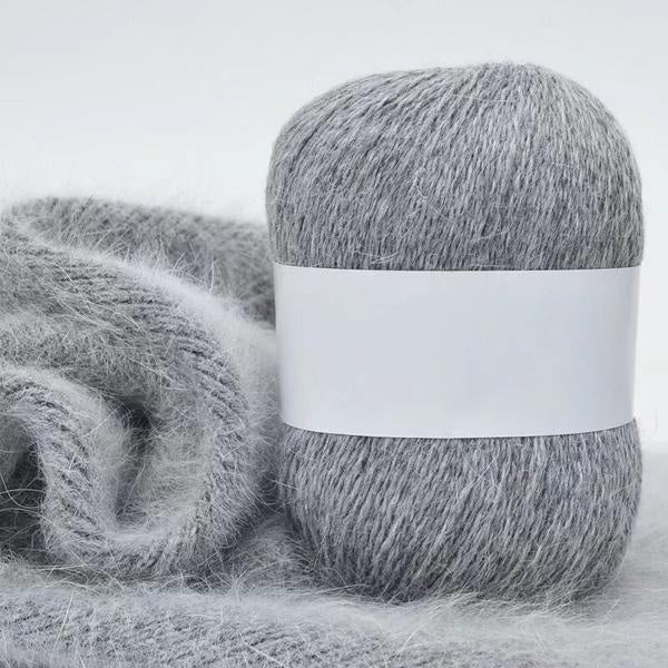 5Pcs-250g Long hair Mink cashmere line Mink cashmere yarn jewelry Hand-knitted coarse merino wool yarn for knitting