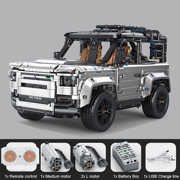 New MOC 2906pcs Super Sport Off-road Vehicle SUV Remote Control Car Model Building Block Brick Educational Assembly Toy Children Boy Gift