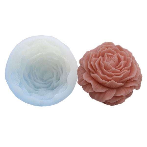 DIY Peony Shape Silicone Mold Resin Epoxy Soap Fondant Chocolate Moulds Candy Cake Molds Embossed Sugar Arts Flower DIY Wedding Decor