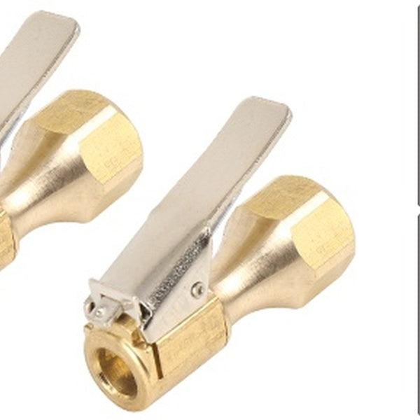 Car Tire Chuck Clip Air Inflator Compressor Pump Adapter Accessories 2pcs