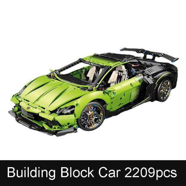 New 1:10 MOC 2209pcs Super Sport Racing Car Model Building Block Brick Educational Assembly Toy Children Boy Gift