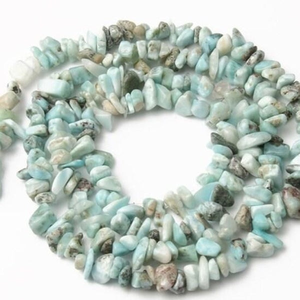 1lot 5-8mm Natural Irregular Chips Larimar Stone Gravel Beads Loose Spacer Beads for Jewelry Making DIY Earring Bracelet Necklace