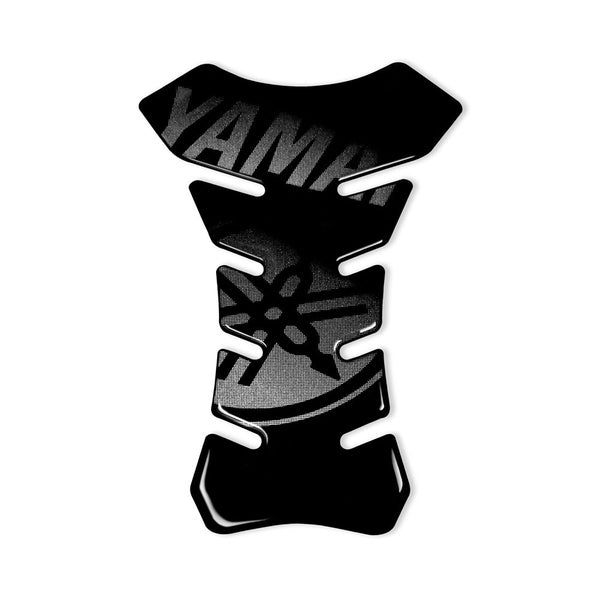 Paraserbatoio Tank Pad Adesivo 3D per Moto Yamaha, Nero