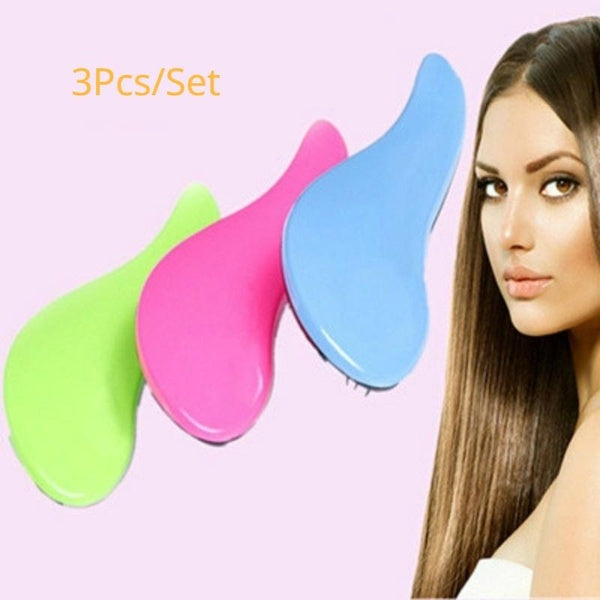 Health & Beauty 3Pcs-Sets Color Random Fashion Brush Hair Brush Handle Tangle Shower Magic Detangling Comb Salon Styling Tamer Tool Teezer Hairbrush