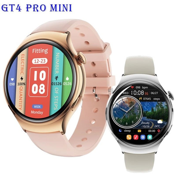 2023 montres intelligentes dames GT4 Mini 360*360 écran HD Bluetooth appel GPS pistes de mouvement IP68 étanche NFC SmartWatch pour Huawei