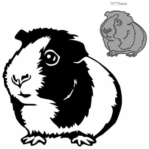 Animal Mouse Decoration Cutting Dies Christmas Metal Cutting Dies Stencils Die Cut for DIY Scrapbooking Album Paper Card Embossing