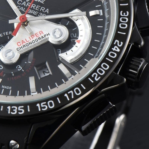 Montre-bracelet chronographe pour hommes, bracelet en caoutchouc, classique, Business, luxe, à Quartz, marque de mode