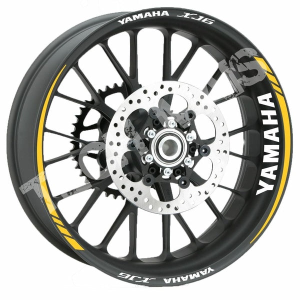 Fita de Roda Yamaha XJ6 Friso Refletivo Yamaha XJ6 Adesivo de Roda Yamaha XJ6 Decalque Yamaha XJ6 Sticker Yamaha XJ6 decal rim