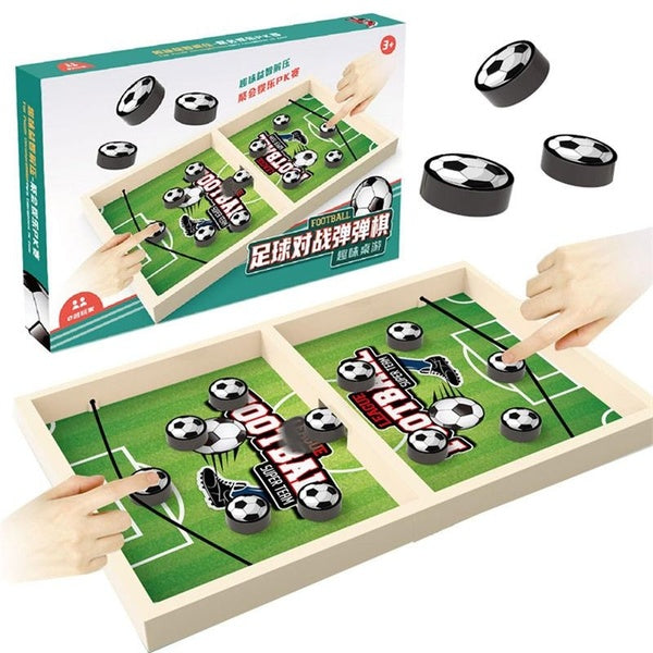 Fast Sling Puck Game Hockey Games Wooden Board Table Toy Family Games Kids Children Interactive Game Toys Gift