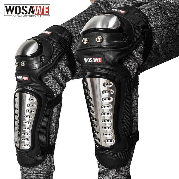 WOSAWE Adult Knee Pads MX MTB Bike Knee Brace Skating Cycling Motorcycle Off Road Guards Protector Gear