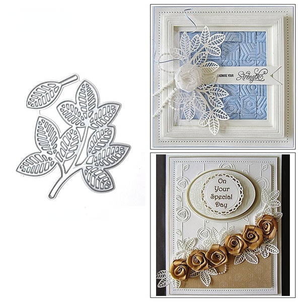 Leaves Cutting Die, Paper Die Cuts, Cutting Dies for Card Making, Metal Die Cut Stencil for DIY Crafts Scrapbook Album Paper Card