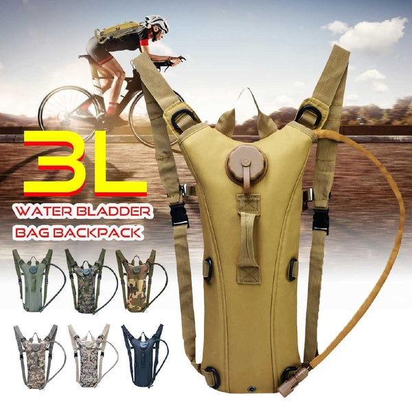 3L Outdoor Backpack Water Bag Hydration Military Tactical Hydration Bladder Backpack Riding Camping Rucksack Hiking