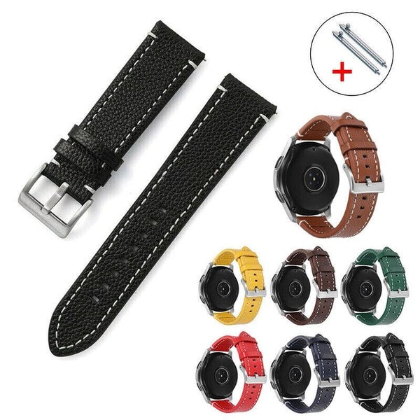 19mm 20mm 21mm 22mm Montre Bande Ceinture Doux Lychee Grain Bracelet En Cuir Véritable 18mm 24mm Montre Bracelet Bracelet