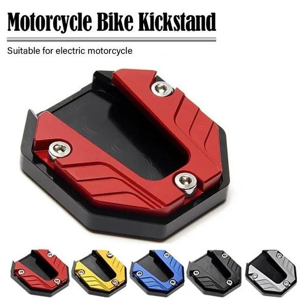 Anti-skid Universal Scooter Motorcycle Kickstand Bike Kickstand Extender Foot Side Stand Extension Foot Pad Support Plate Enlarged Base