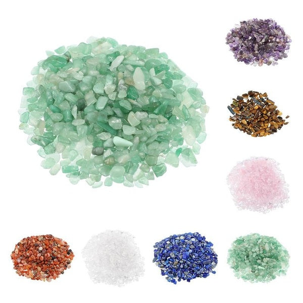 Pierres de cristaux naturels, 100 g-paquet, perles à faire soi-même, pierres concassées à énergie irrégulière pour aquarium, oreiller, décoration de