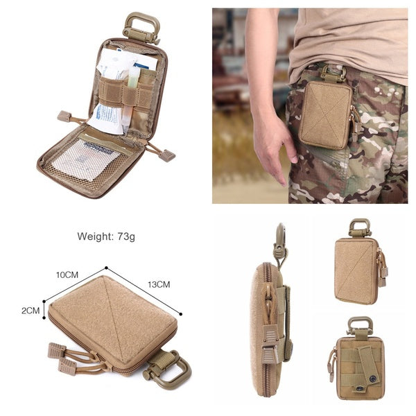 Tactical Outdoor Pouch Range Bag Medical Organizer Pouch Military Wallet Small Bag Outdoor Hunting Accessories Vest Equipment