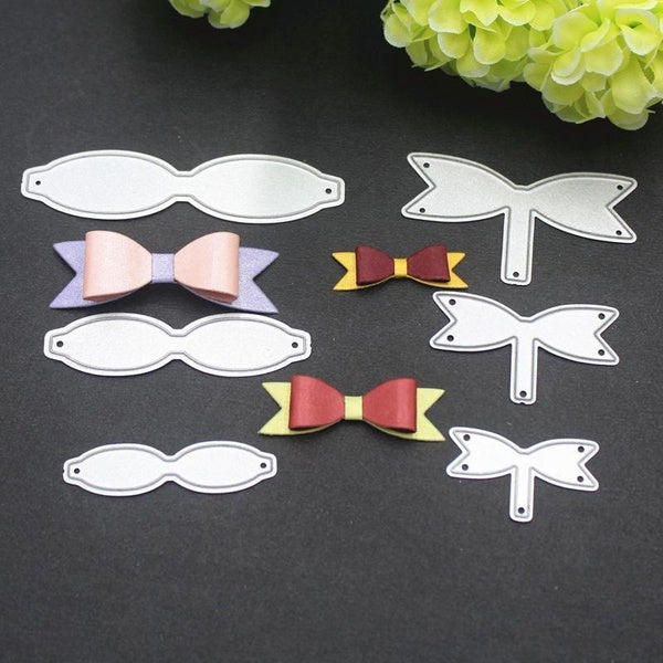 Six Bow Suit Design Patterns Metal Cutting Dies DIY Scrapbooking Embossing Stencil Paper Craft Album Template