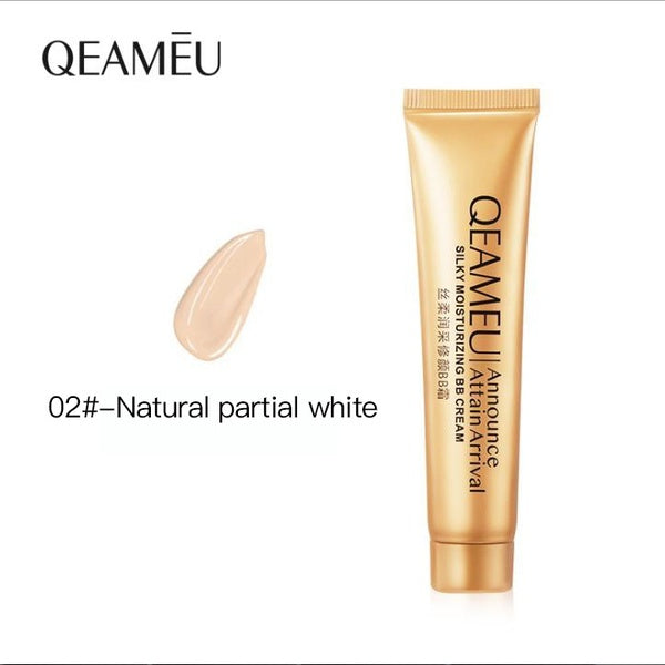 Natural BB Cream, Lightweight Face Moisturizer Smoothers High Coverage Mineral Foundation Concealer