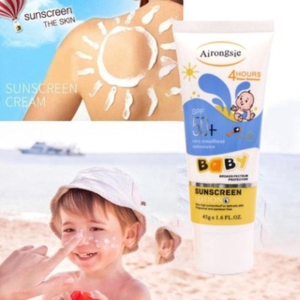 SPF50+ Infant Baby Facial Body Sunscreen Whitening Sun Cream Sunblock Skin Protective Cream