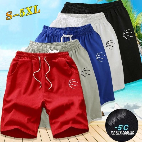 Fashion Men's Plus Size Summer Shorts Quick-drying Casual Breathing Sports Shorts Running Basketball Training Fitness Bodybuilding Shorts