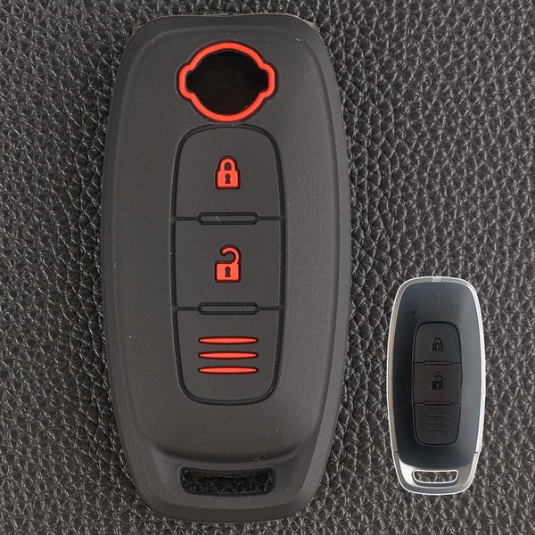 Étui en Silicone pour clé télécommande, pour Nissan Juke Note Altima Qashqai Pathfinder Ariya Teana Cube kick Rogue