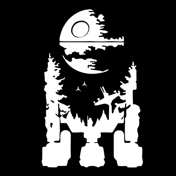 2PCS Set 18cm Alien Robot Vinyl Decal Sticker Car Bumper Sticker Car Stickers Decal Decor Home Decoration Car Sticker