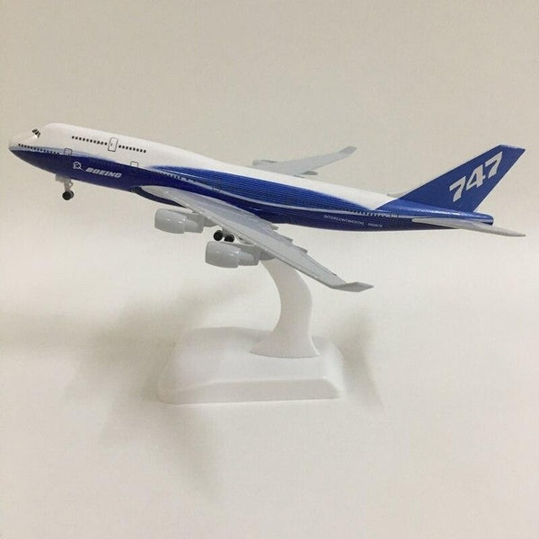 1:350 Scale 20cm Aircraft Model Alloy Plane Diecast Airplane Boeing 747 Prototype Original Model for Gift Collection Home Office
