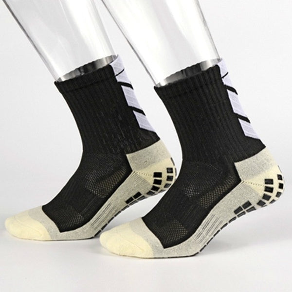 Men Cotton Anti Slip Soccer Socks Outdoor Sport Football Socks