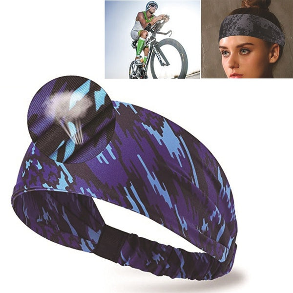 Sports headband running sweatband headband fitness basketball breathable hair band