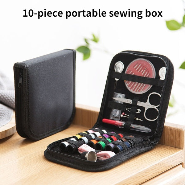 Creative Handmade Sewing Tools Travel Sewing Box 10-Piece Set Household Portable Sewing Sewing Box Sewing Kit