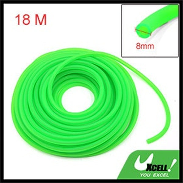 Tuyau universel de tube d'huile de tuyau de carburant d'essence de silicone vert de moto 18M de long