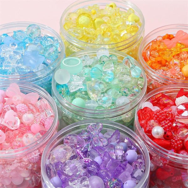 20g-lot Mixed Style Acrylic Beads Loose Spacer Beads for Jewelry Making DIY Needlework Accessories Matron Inn