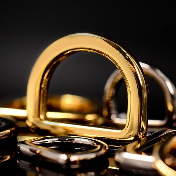 10 Pcs Metal D Ring Adjustable Buckle for Bags Backpacks Leather Craft Hardware DIY Accessories