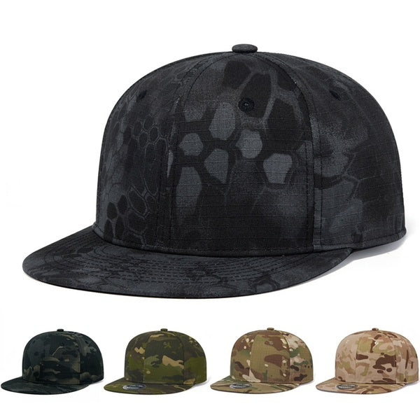 Top Grade Camo Snapback Cap Men Women Tactical Military Hip Hop Hats Outdoor Sports Gorras Baseball Caps