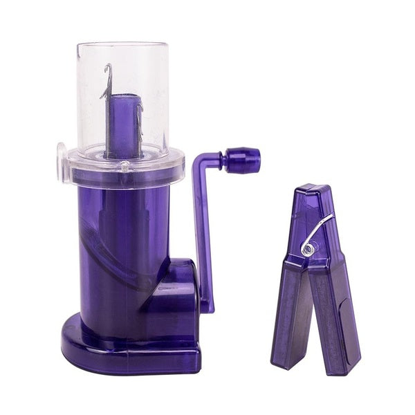 Portable Hand Knitting Machine Embellishment Knit Loom with Hand Crank Accessories Hand-Knitted Braided DIY Sweaters and Scarves