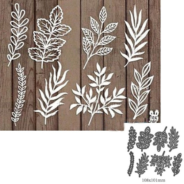 Leaf Decoration Metal Cutting Dies Craft Cutting Die Embossing Stencil for Handmade Paper Card Making Scrapbooking